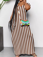 Stripe V-Neck Dress