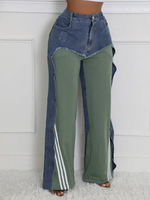 Stripe Combo Jeans