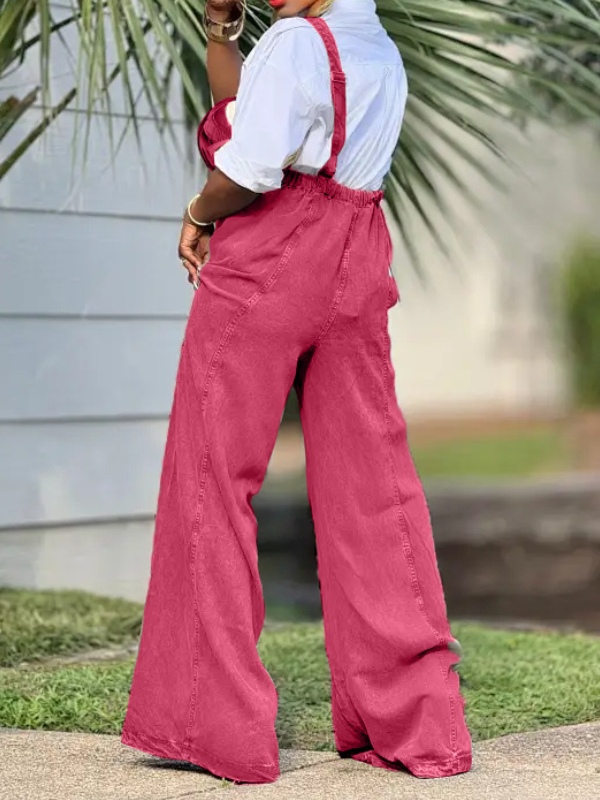 Printed Sleeveless Jumpsuit