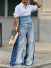 High-Waist Combo Jeans