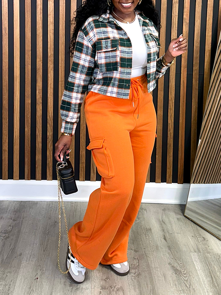 Morchique Solid Cargo Pants