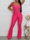 Solid Sleeveless Jumpsuit