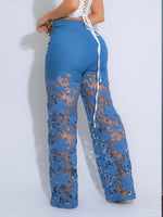 Lace Combo Pants