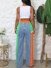 Colorblock Combo Jeans