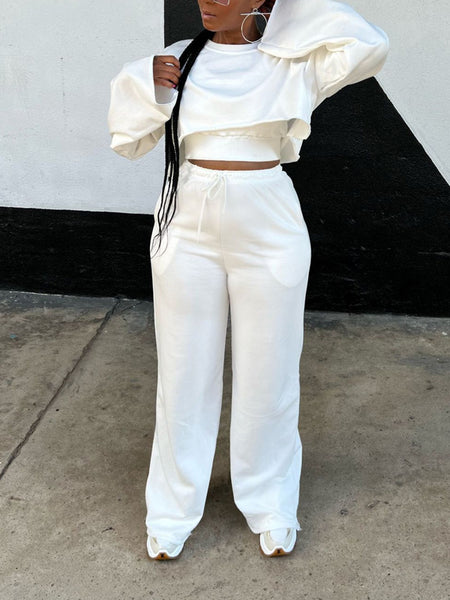 Morchique Solid Three-Piece Sweatsuit