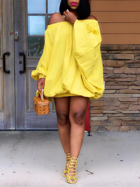Morchique Off-Shoulder Parachute Dress