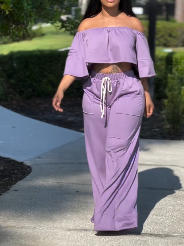Morchique Off-Shoulder 2PC Set