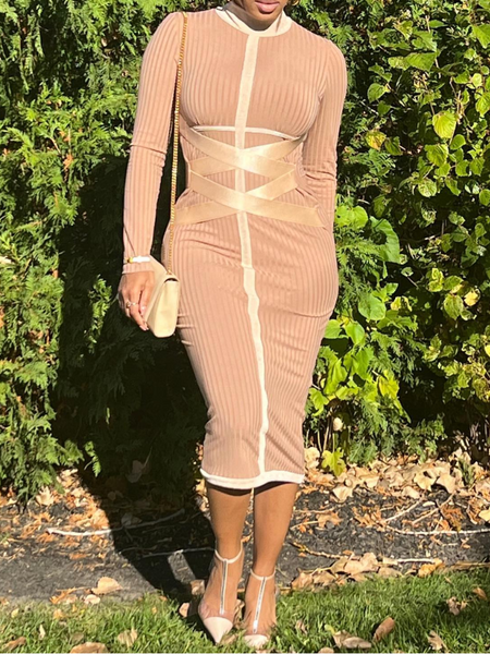 Bandage Midi Dress