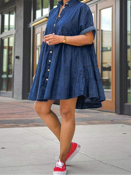 Denim Shirt Dress