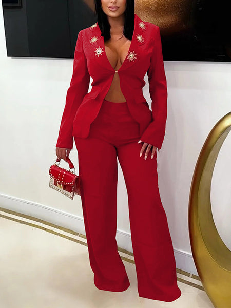 Sun Blazer & Pants Set