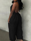 Halter Cargo Jumpsuit