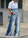 High-Waist Combo Jeans