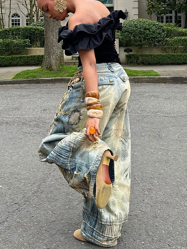 Vintage Wide-Leg Jeans