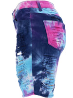 Ombre Denim Shorts