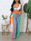 Colorblock Combo Jeans