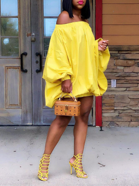 Morchique Off-Shoulder Parachute Dress