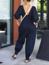 Morchique Square-Neck Slouchy Jumpsuit