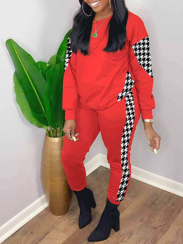 Houndstooth Combo 2PC Set