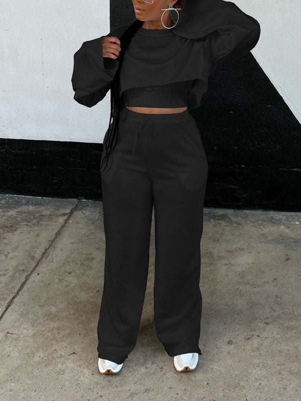 Morchique Solid Three-Piece Sweatsuit