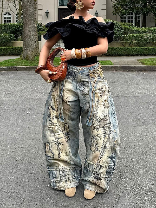 Vintage Wide-Leg Jeans