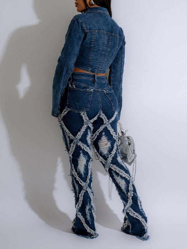 Morchique Distressed Ripped Jeans