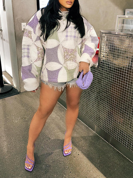 Printed Pullover Hoodie