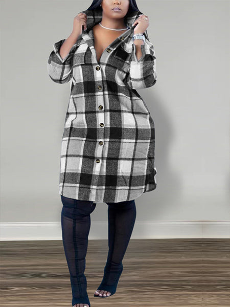 Plaid Shirt Jacket