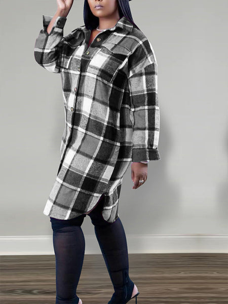 Plaid Shirt Jacket