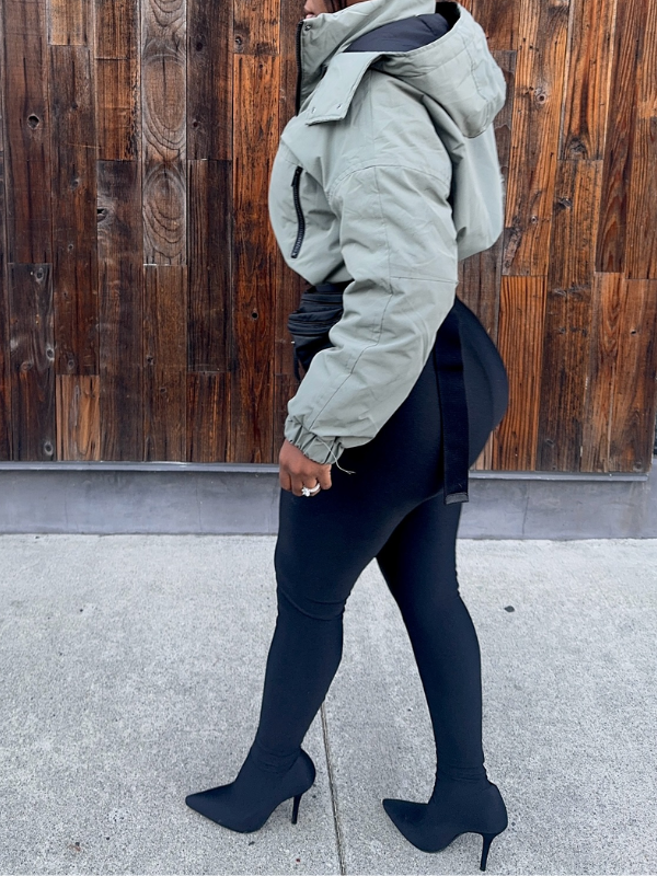 Zip-Front Hoodie Jacket