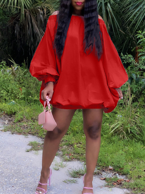 Morchique Off-Shoulder Parachute Dress