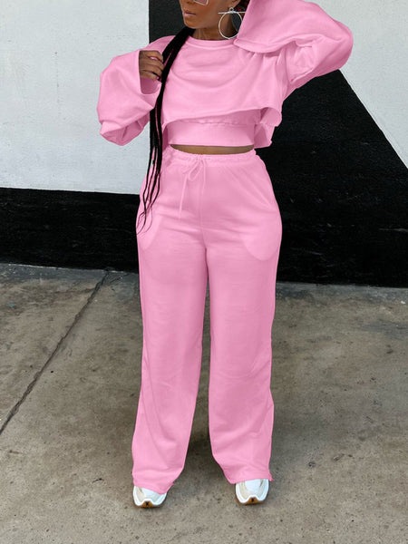 Morchique Solid Three-Piece Sweatsuit