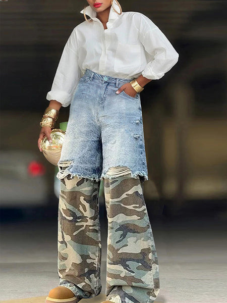 Camo Combo Jeans