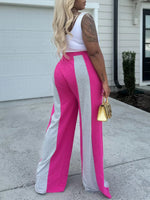 Two-Tone Combo Sweatpants