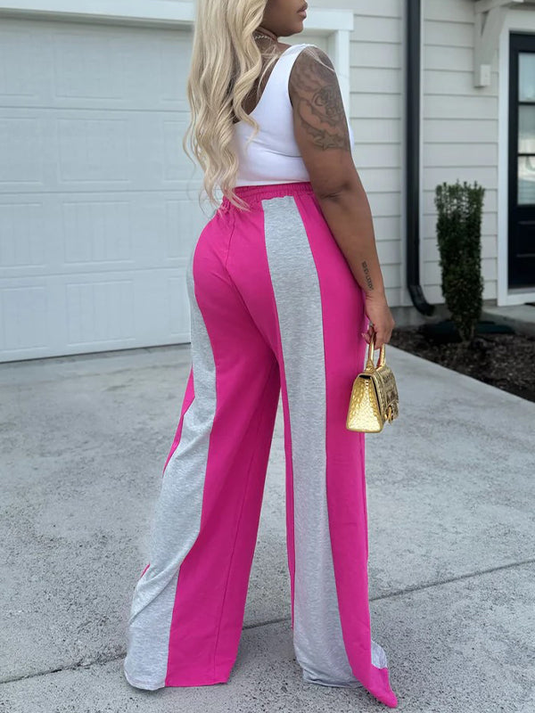 Two-Tone Combo Sweatpants