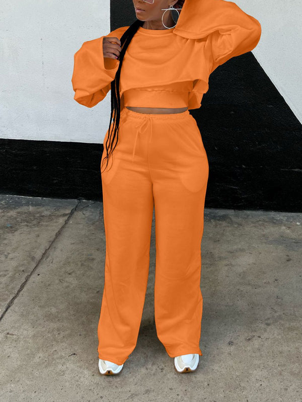 Morchique Solid Three-Piece Sweatsuit
