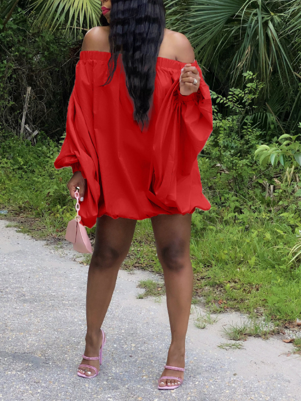 Morchique Off-Shoulder Parachute Dress