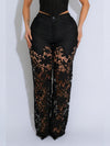 Lace Combo Pants