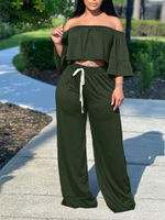 Off-Shoulder 2PC Set