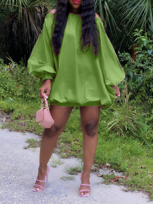 Morchique Off-Shoulder Parachute Dress