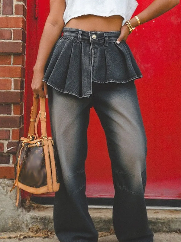 Morchique Peplum Jeans