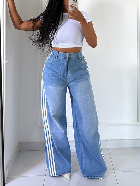 Side Stripe Jeans