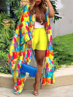 Printed Top & Shorts Set