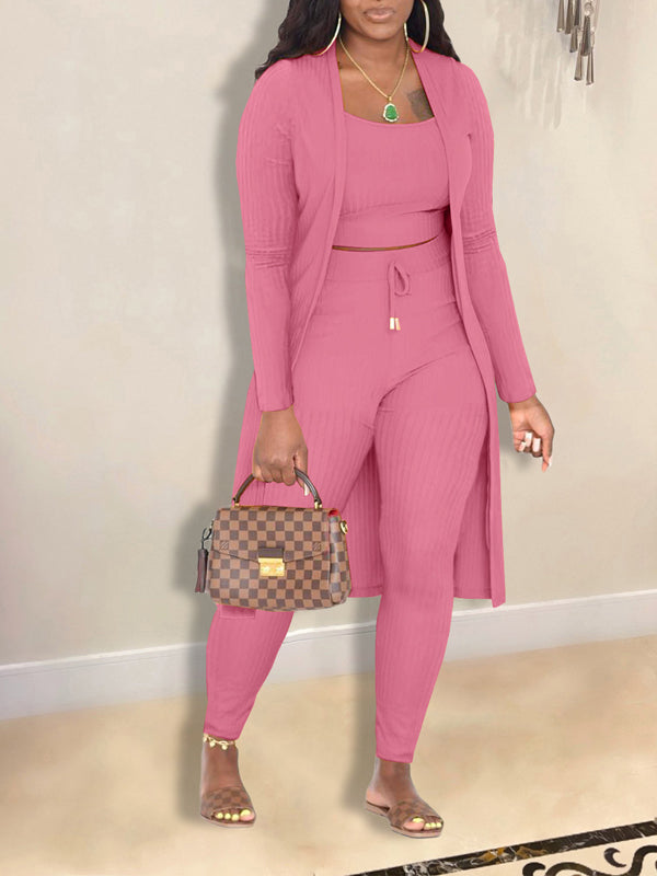 Solid Ribbed 3PC Set