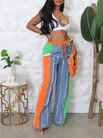 Colorblock Combo Jeans