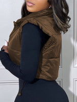 Zip-Front Puffer Vest--Clearance