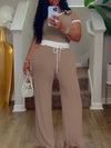 Ribbed Tee & Pants Set