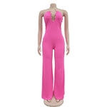 Strapless Wide-Leg Jumpsuit