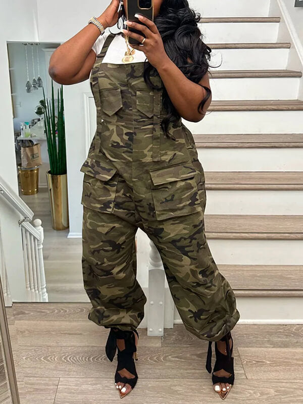 Motionkiller Camo Cargo Overalls