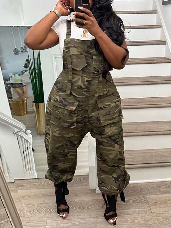 Morchique Camo Cargo Overalls