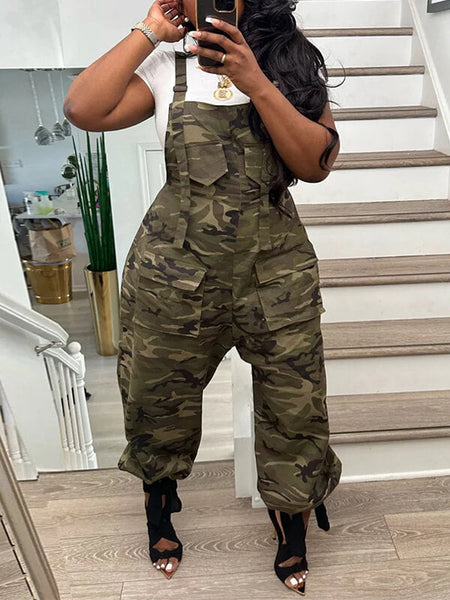 Morchique Camo Cargo Overalls